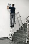 Teleskopleiter Alu.4x6 Sprossen max.Gesamtbelastung 150kg MUNK
