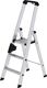 Stufenstehleiter 3 Stufen Alu.Gesamt-H.1340mm m.ergo-pad-Griffzone MUNK