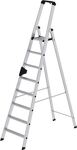 Stufenstehleiter 8 Stufen Alu.Gesamt-H.2510mm m.ergo-pad-Griffzone MUNK