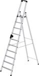 Stufenstehleiter 10 Stufen Alu.Gesamt-H.2980mm m.ergo-pad-Griffzone MUNK