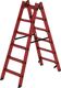 Stufenstehleiter 2x6 Stufen GFK MUNK