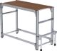 Arbeitsplattform FlexxWork Alu3Stufen Grundmodul XL 3F Plattform HO B1200xT600mm