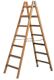 Sprossenstehleiter Holz, NW-Nr.: 9000461936 6 Sprossen, beidseitig begehbar   