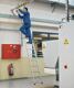 Anlegeleiter 10 Stufen Alu.elox.Arbeits-H.b.ca.3850mm Stufen m.Kunststoffeinlage