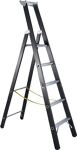 Stehleiter 5 Sprossen Alu.schwarz elox.Leiterlänge 2150mm Arbeits-H.b.ca.3350mm