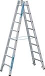 Stehleiter 2x12 Sprossen Alu.Leiterlänge 3460mm Arbeits-H.b.ca.4600mm