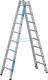 Stehleiter 2x12 Sprossen Alu.Leiterlänge 3460mm Arbeits-H.b.ca.4600mm