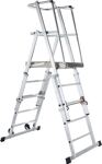 Plattformleiter 5 Sprossen Alu.Plattform L665xB440mm höhenv.ZARGES