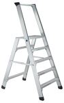 Arbeitspodest Alu.Stufen 3 eins.begehbar H.660 mm klappbar