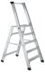 Arbeitspodest Alu.Stufen 4 eins.begehbar H.860 mm klappbar