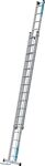 Seilzugleiter Sprossen 2x16 Alu.Arbeits-H.b.ca.9000mm 2-tlg.ZARGES