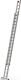 Seilzugleiter Sprossen 2x20 Alu.Arbeits-H.b.ca.10850mm 2-tlg.ZARGES