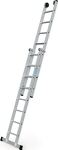 Schiebeleiter Everest Plus 2E Alu.Sprossen 2x8 H.b.4900mm Stufen-/Sprossen-Kombi