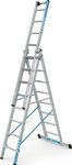 Mehrzweckleiter Skymaster Plus X 3x8 Sprossen Alu.Arbeits-H.b.ca.6550mm