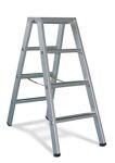 Stufenstehleiter 2x12 Stufen Alu.elox.Gesamt-H.3390mm ZARGES