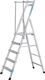 Plattformleiter 5 Stufen Alu.Plattform L400xB400mm m.klappbarem Handlauf ZARGES