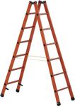 Stehleiter 2x14 Sprossen GFK Leiterlänge 4120mm Arbeits-H.b.ca.5200mm ZARGES