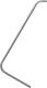 Handlauf f.Podesttreppe f.Stufen 5-6 wahlweise re.od.li.montierbar ZARGES