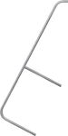 Handlauf f.Podesttreppe f.Stufen 7-8 wahlweise re.od.li.montierbar ZARGES