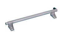 Schienenanlage Leichtmetallhalter m.Endanschlag re.Alu.f.Regalleiter ZARGES