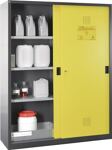 Umweltschrank H1950xB1500xT500mm anthrazitgrau/zinkgelb