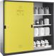 Umweltschrank H1950xB2000xT500mm anthrazitgrau/zinkgelb
