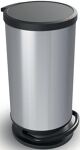 Tretabfallsammler PASO 30l B302xH592mm Ku.silber ROTHO