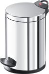 Tretabfallsammler 4l VA, NW-Nr.: 9000463585 Inneneimer verz., H.280xD.180mm   