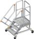 Plattformtreppe Stufenbreite 600mm senkr.H.max.600mm A.1580mm 45Grad LAYHER