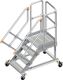 Plattformtreppe Stufenbreite 600mm senkr.H.max.800mm A.1640mm 45Grad LAYHER
