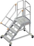 Plattformtreppe Stufenbreite 600mm senkr.H.max.1000mm A.1710mm 45Grad LAYHER