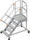 Plattformtreppe Stufenbreite 600mm senkr.H.max.1000mm A.1710mm 45Grad LAYHER