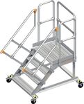 Plattformtreppe Stufenbreite 800mm senkr.H.max.800mm A.1640mm 45Grad LAYHER