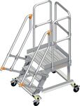 Plattformtreppe Stufenbreite 600mm senkr.H.max.720mm A.1400mm 60Grad LAYHER