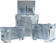 Lagercontainer Inh.618l doppelwandig verz.kubische Form f.Diesel/Heizöl