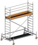 Fahrgerüst Uni Stand.P2 Arbeits-B750xL2850mm Alu.Gerüsthöhe 3580mm