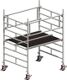 Fahrgerüst Uni Kompakt P2 Arbeits-B1500xL1800mm Alu.Gerüsthöhe 2430mm 2 kN/m²