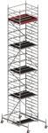 Fahrgerüst Uni Kompakt P2 Arbeits-B1500xL1800mm Alu.Gerüsthöhe 9610mm 2 kN/m²