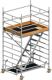 Fahrgerüst Uni Komfort P2 Arbeits-B1500xL1800mm Alu.Gerüsthöhe 3430mm 2 kN/m²