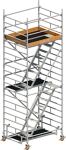 Fahrgerüst Uni Komfort P2 Arbeits-B1500xL1800mm Alu.Gerüsthöhe 5430mm 2 kN/m²
