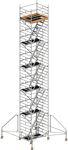 Fahrgerüst Uni Komfort P2 Arbeits-B1500xL1800mm Alu.Gerüsthöhe 11430mm 2 kN/m²