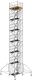 Fahrgerüst Uni Komfort P2 Arbeits-B1500xL1800mm Alu.Gerüsthöhe 13430mm 2 kN/m²
