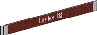Bordwand L1910xB150mm HO Längsseite m.Klaue z.Fahrgerüst 9152 464 636 LAYHER