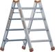 Mehrzweckbock, NW-Nr.: 9000464645 4 Stufen Stand-H.980mm, einseitig begehbar Aluminium, 4 Rundsprossen