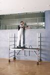 Fahrgerüst Arbeits-B750xL1800 mmxH2860mm Alu.Gerüsthöhe 1830mm 2 kN/m² LAYHER