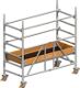 Fahrgerüst Zifa P2, NW-Nr.: 9000464655 Arbeits-B750xL1800mm, Alu.Gerüsthöhe 1830mm 2 kN/m² LAYHER