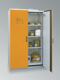 Sicherh.-Schrank Typ 90 H1935xB1190xT598mm grau/gelb Vollblechtüren LACONT