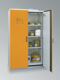 Sicherh.-Schrank Typ90 H1935xB1400xT598mm grau/gelb Vollblechtüren LACONT