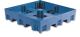 Auffangwanne 255l L1235xB1235xH275mm PE o.Gitterrost ASECOS