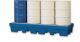 Auffangwanne Auffangvol.405l L2460xB845xH350mm PE m.verz.Gitterrost